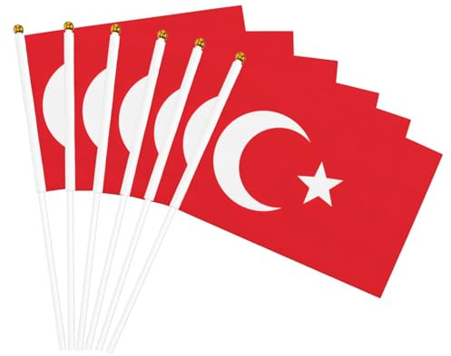 Bandiera della Turchia Stampa Convenienza Bandiera Palmare Bandiere Leggere Decorazione Interni Esterni Eventi Feste