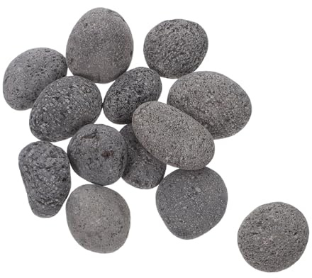 Yardenfun Piedras Volcánicas Naturales para Hoguera Piedras Decorativas Reutilizables para Interior y Exterior para Barbacoa y Jardín