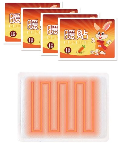 Qiwieod Parches Térmicos Adhesivos - 5 Piezas De Calor Duradero,Almohadillas Térmicas Adhesivas,para Viaje Diario Senderismo Deportes Desplazamiento Exterior Clima Frío Camping Trabajo