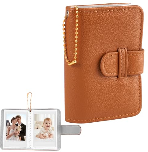 Mini Fotoalbum für 3 Zoll Film, Fotoalbum für Instax Mini mit 32 Taschen