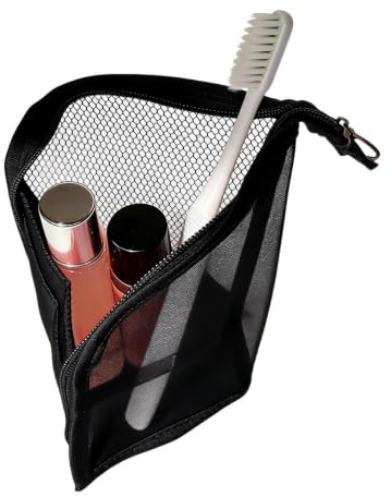 Generico Borsa per Spazzolino Organizzatore Autoportante da Viaggio | Necessaire Impermeabile con Supporto per Spazzolino Per Donne, Penne, Bagno, Hotel, Vacanza, Vacanze