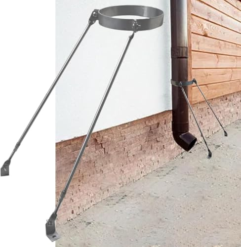 Chimney Pipe Bracket for Stove Pipe, Wall Roof Floor Tubes Fixing Support Kit with Screws