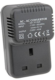 Step up voltage converter 110V - 230V 45W