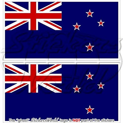 nouvelle-zélande Drapeau Kiwi 129,5 cm (130 mm) en vinyle Bumper Stickers, Stickers x2