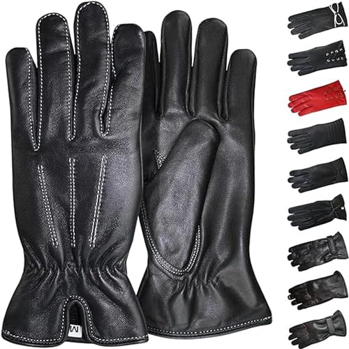 German Wear Damen Lederhandschuhe Lammnappa Handschuhe echtleder winter Handschuhe