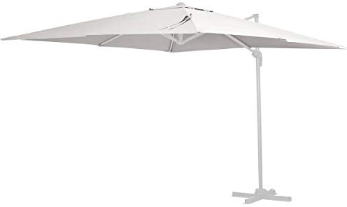 Habitat et Jardin Toile Parasol déporté Sun 3 - 3 x 3 m - Ecru