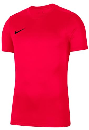 NIKE Boys Park Vii Jersey Short Sleeve Sweatshirt, Bright Crimson/Black, M EU