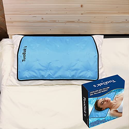 TuoBak's Kühlendes Kopfkissen I Gelkissen I Kissen Gel 60×40cm Große Kissen für verbesserten Schlaf-Nichtverformung und bei Kopfschmerzen,Nachtschweiß