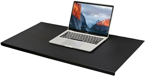 Büro Leder-Schreibtischunterlage,großes Mauspad mit Kantenschutz | wasserdicht glatt Schreibunterlage für Laptop-Tastatur