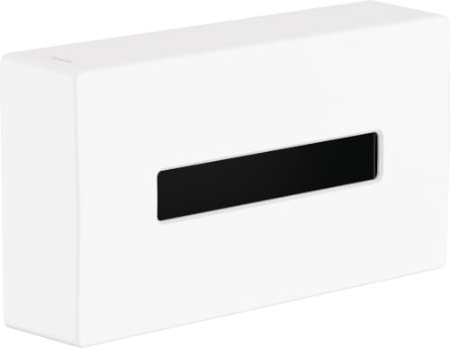 Hansgrohe 41774700 AddStoris Kosmetiktuchbox Mattweiß Cosmetic Tissue Oxide, Matte White