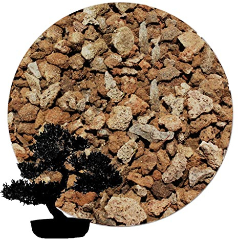 Anbobo Lavagranulat 1-5 mm 10 kg Pflanzgranulat Lavagestein Lavamulch
