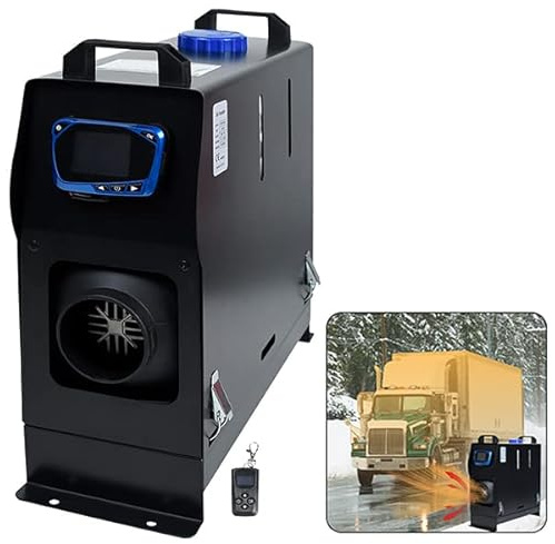 YUENFONG 8KW Standheizung Diesel, 12V Lufterhitzer Auto Luft Dieselheizung mit LCD-Anzeige & Fernbedienung, -40°C~50°C Arbeitsumfeld, für Auto RV Büro Wohnmobil Bus, Modell A