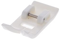 idovy ® - 5 mm Teflon-Nähfuß für Haushaltsnähmaschinen Alpha, Singer, Janome, Juki, Elna, Lidl. (7301P)