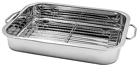 Blackmoor Non Stick Roasting Tin with Removable Rack/Christmas Dinner Essential - Turkey, Roast Potatoes and Other Veg/Easy to Clean