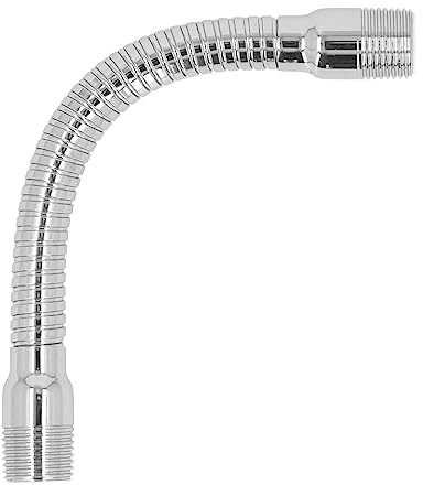 Braccio per Soffione Doccia Girevole, Braccio di Prolunga per Soffione Doccia Girevole Decorativo Resistente all'Usura in Acciaio Inossidabile Regolabile con Flangia per Bagno