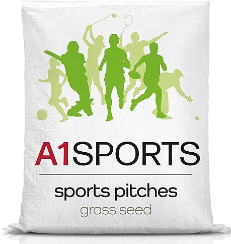 A1 Lawn, Sports Pitch Grass Seed - Extremely Hard-Wearing, Fast Recovery, DEFRA Certified, 10kg