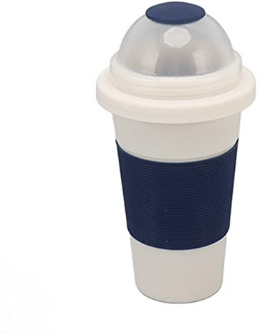 Topyond Slushie Maker Cup, Schnelle Smoothies, Doppelt Isolierte Schichten, Kühlbecher, Hausgemachter Squeeze-Eisbecher Mit Löffel Für Saftgetränkeparty