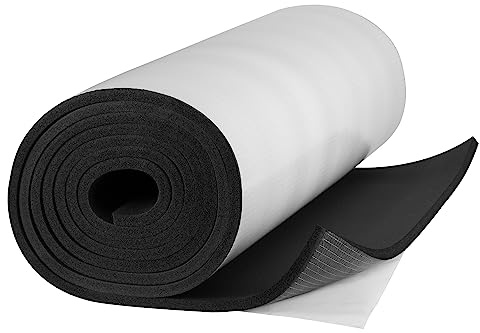SIMPLEFLEX selbstklebende Kautschukdämmmatte 19mm - 3m x 1m Isolierung | Flexible, robuste und langlebige Dämmmatte zur Isolierung von Wohnmobilen, Campern und Lüftungskanälen.