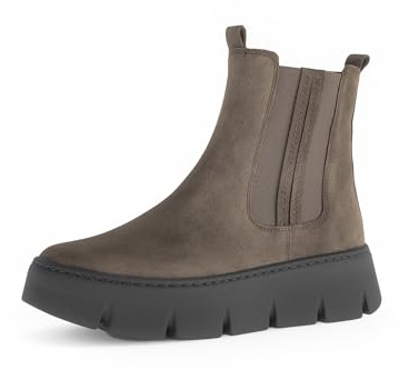 Gabor dam Chelsea Boots, stövletter, ankelstövlar, bästa passform, Brun 10, 38.5 EU