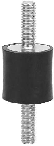 4 Stück M6 Gummilager, Vibrationsdämpfende Halterungen mit Puffer, für Luftkompressoren, Motoren, Pumpen (VV20*20 M6*18)