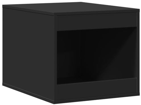 vidaXL Katzenklo Schwarz 47x59x42 cm Holzwerkstoff