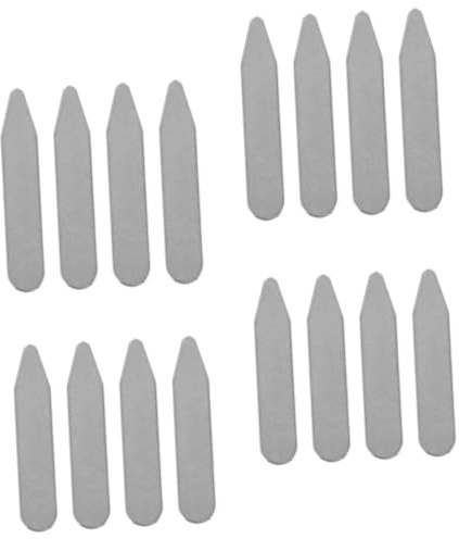Holibanna Stecche Per Colletto Per Camicie Da Uomo 16 Pezzi Inserti Per Colletto in Metallo Per Un Aspetto Impeccabile