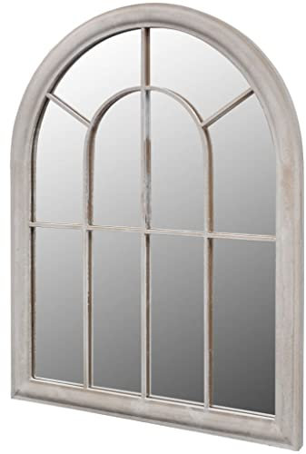 LLEZKBR Furniture select-Rustic Arch Garden Mirror 69x89 cm for Indoor and Outdoor Use