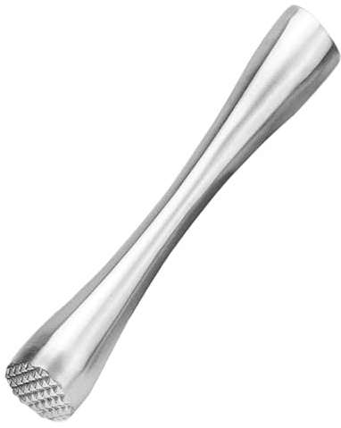 Cocktail Muddler Stainless Steel Drink Muddler Mojito Ice Hammer, Crushing Ice Cubes Grinding Fruits Bar Muddler Tool Ice Crusher Bartender Accessories