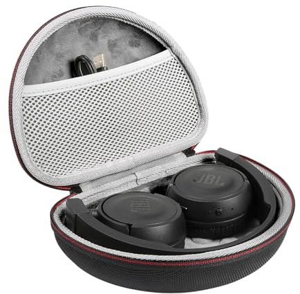Kopfhörer Tasche, Tragetasche Headset Hülle Etui, für JBL T450BT/500BT, für die Aufbewahrung von Kopfhörern auf Reisen und im Freien (Schwarz)