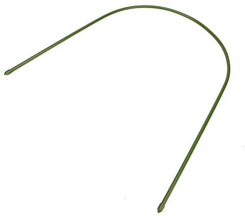 Lot de 6 tubes d'acier revêtus de plastique pour serre, cadre de support pour serre, accessoires de jardin