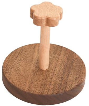 Ioensy Portabicchieri in Legno Decorativo, Dispenser Rustico per Bicchieri Da Comodino Nella Sala Relax Del Dormitorio