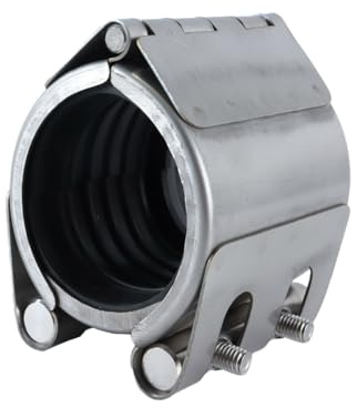 Gurtt DN50 Connection Pipe Clamp Stainless Steel Pipeline Water Pipe Clamp for Plastic and Metal Pipes(57mm-60mm)