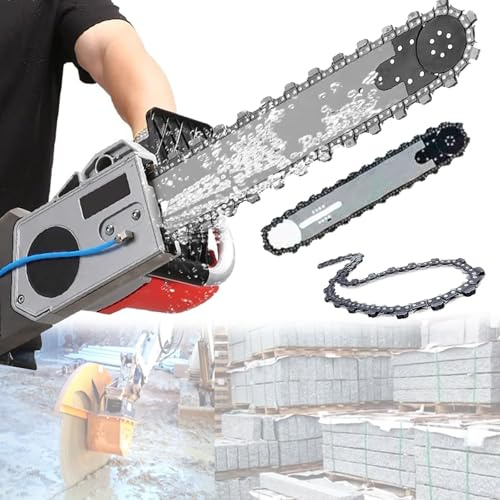 Tronçonneuse à Béton,Scie à Chaîne Portable Électrique Tronçonneuse électrique portable pour béton | Découpeuse murale avec système anti-poussière alimenté | our découpe granit marbre(350mm)