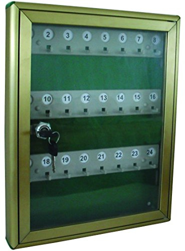 Blinky 26235-24 Bacheca Portachiavi in Alluminio con 24 Posti, 29x37x4 cm