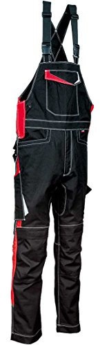 Cofra V488 – Salopette da 0-05.z62 redonda misura in nero/rosso, Z62