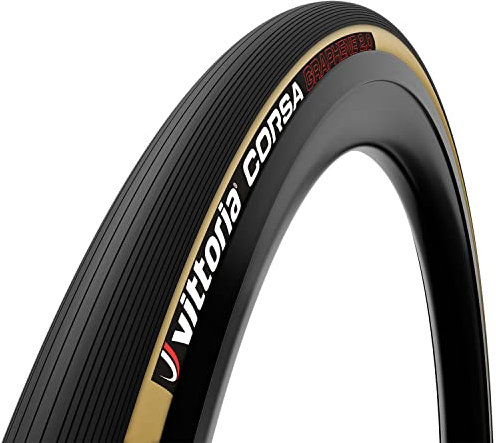 Vittoria Corsa Fahrradreifen, Schwarz/para, 700 x 23c