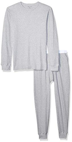 Amazon Essentials för män, grå ljunga, Large