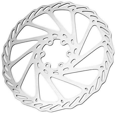 Bremsscheibe für Fahrräder, Ersatzscheibe für Fahrrad, Größe 4, Edelstahl, rostfrei (180 mm)