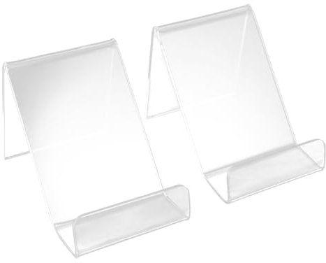 Hemobllo Support De Téléphone Portable Acrylique Transparent Support Solide pour Smartphone Au Bureau Et À La Maison Pratique pour Regarder Vidéos Et Webdiffusions