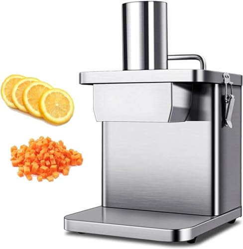 Cortadora Eléctrica Cortadora de verduras eléctrica Máquina picadora de verduras eléctrica Cortadora de verduras eléctrica Máquina automática para cortar en cubitos Zanahoria comercial Patat
