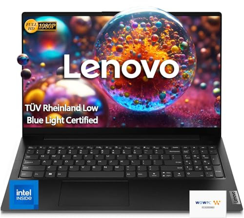 Lenovo Ordinateur portable V15, 32 Go de RAM, SSD PCIe de 2 To, processeur Intel Celeron N4500, carte graphique Intel UHD, écran 15,6 FHD 1080p, port Ethernet RJ-45, WiFi 6, Windows 11 Pro, USB de
