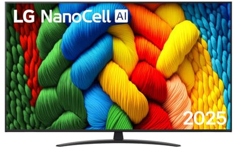 LG TV AI NANO81 (2025) 65 Zoll NanoCell UHD 4K - 65NANO81A6A