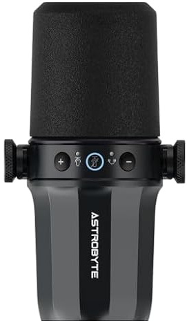 Microfono dinamico da studio AstroByte PULSAR USB XLR per podcast da gioco
