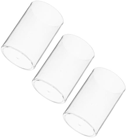 HORIALENCE 3 Stück Transparenter Acryl Stiftehalter Stiftebehälter Organizer Für Make up Pinsel Und Schreibwaren Runder Aufbewahrungsbecher Für Büro Schule Und Zuhause