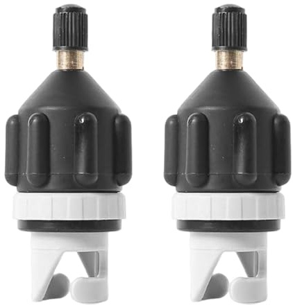 BbiuRer SUP Zubehör, 2 Adapter für Kompressor und SUP Board, Robustes Ventil Zubehör für Schnelles Aufpumpen, Ideal für Outdoor Wasseraktivitäten, 7,9x2,1x0,75 cm