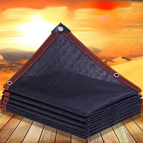 PanHuiWen Filet d'ombrage Voiles d'ombrage Voile d' Ombrage Filet Protection Solaire 90% UV, pour Couvert Végétal, Serre, étable ou Chenil Noir,2x3m