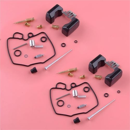 HZBHD Kit De Réparation Carburateur Moto pour H&Onda CX500 CX500D CX500C GL500 1979 Réparation Joint De Piston, De Flotteur Et De Pointeau Carburateurs Réparation Kit