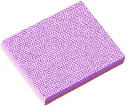 Oshhni Tapis d'équilibre en Mousse Souple Haute densité, Portable, pour la Pratique du, la Salle de Sport à Domicile et Le Fitness en extérieur, Mauve Rose