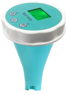 LLAWQSM Wassertester, 6 in1 Wasserqualitätsdetektor PH EC TDS ORP CL Temperaturkalibrierung Chlor Wassertester APP Online-Monitor for Schwimmbad