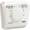 VEMER VE268900 KLIMA 3V - Termostato Meccanico a Membrana a Gas per Ventilconvettori (fan-coil), Funzione Riscaldamento/Condizionamento, Selettore 3 Velocità e Interruttore OFF, Bianco